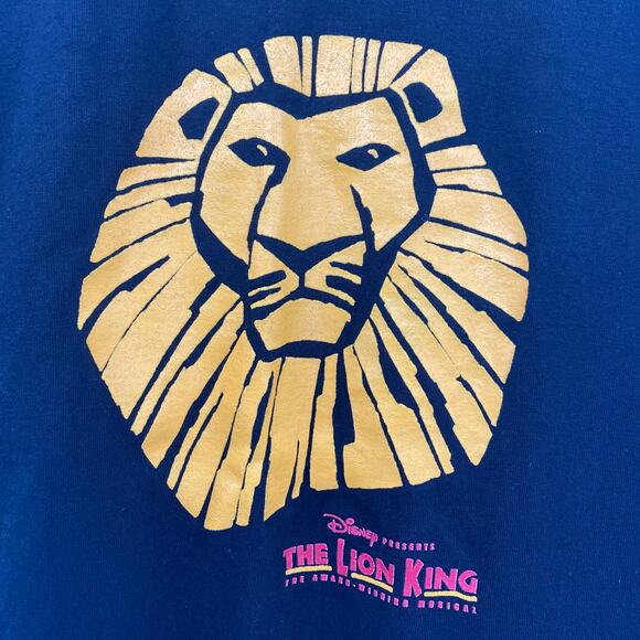 Disney The Lion King The Musical Toronto Short Sleeve Crewneck Unisex Black M - Picture 2 of 7